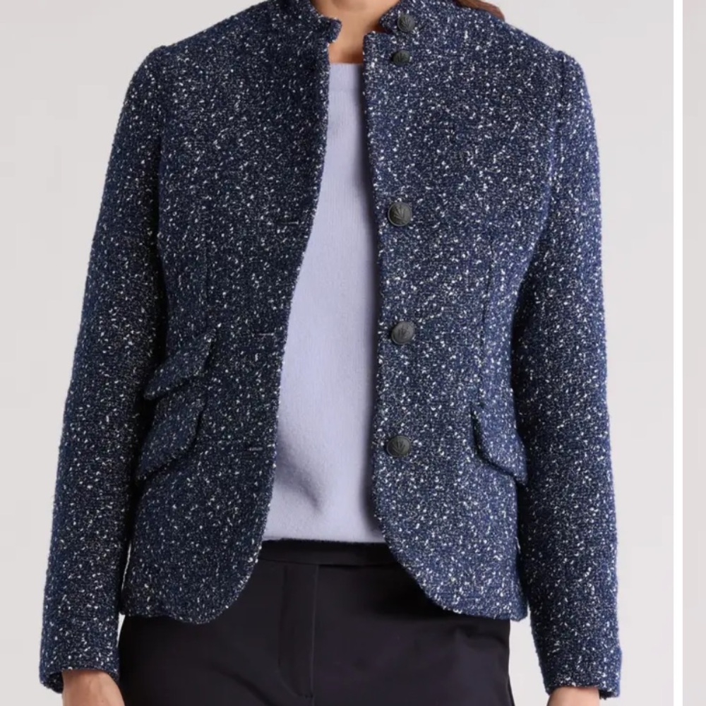 Rag & Bone Slade Wool Blend Tweed Blazer